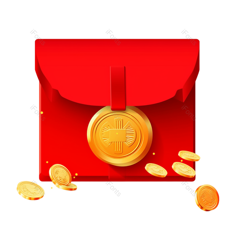 金币图片,喜庆元素,红包PNG,钱币免抠素材